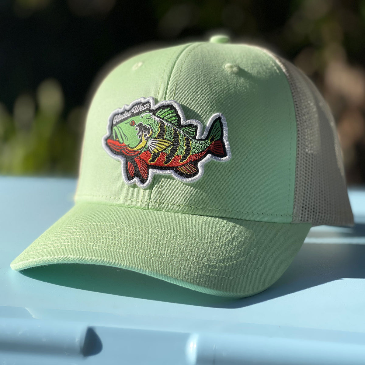 Peacock Bass Trucker Hat – Glades Wear